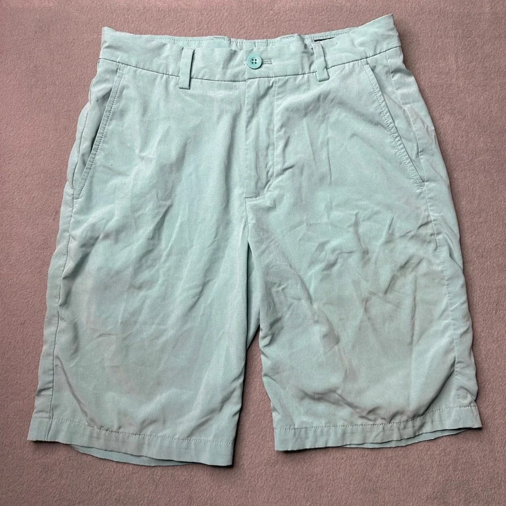 Vineyard Vines Breaker Shorts Mens 28 Green Performance Stretch Golf Casual